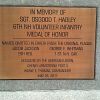 SGT. OSGOOD T. HADLEY MEDAL OF HONOR PLAQUE