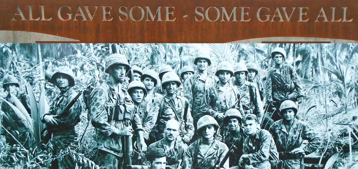 All Gave Some — Some Gave All war memorial mural